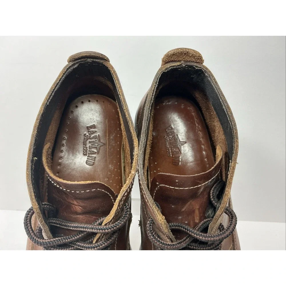 Eastland Seneca Chukka Boots Mens 8.5 D Brown Leather Casual Camp Hiking Hipster